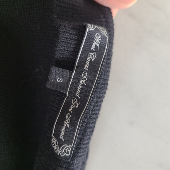 What Comes Around Goes Around Merino Wool Black Pencil Skirt Small Preowned - Picture 3 of 6